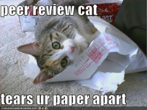 Peer Review Cat Tears Ur Paper Apart